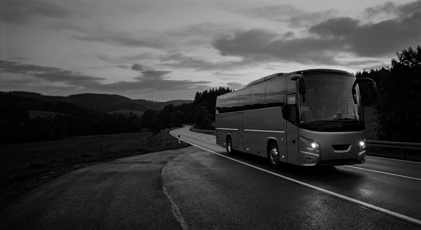 Bus in the simulator